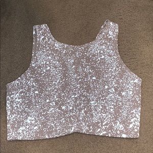 Lululemon Energetic Edge Cropped tank!